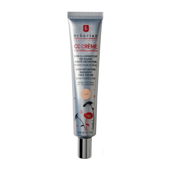 ERBORIAN CC Crème clair à la Centella Asiatica Soin perfecteur unifiant effet "bonne mine" SPF 25