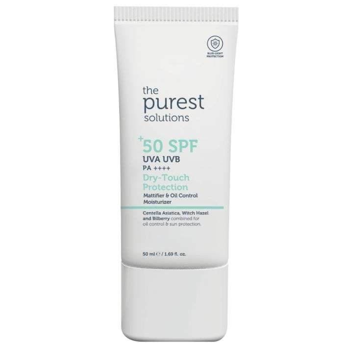 THE PUREST SOLUTIONS DRY TOUCH PROTECTION FOR OILY SKIN SPF 50+
