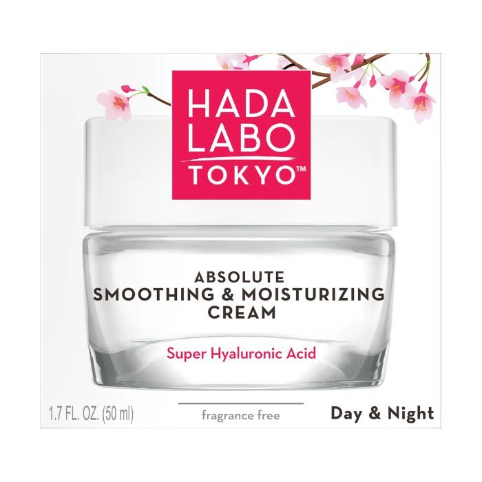 HADA LABO TOKYO JAPAN'S N°1 SKIN CARE LINE ABSOLUTE SMOOTHING AND MOISTURIZING CREAM JOUR ET NUIT SUPER HYALURONIC ACID 50ML