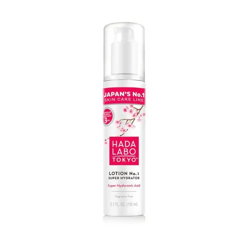 HADA LABO TOKYO JAPAN'S N°1 SKIN CARE LINE LOTION N°1 SUPER HYDRATANTE SUPER HYALURONIC ACID 150ML