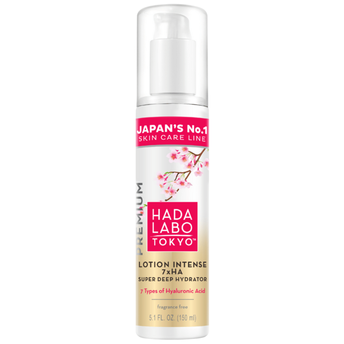 HADA LABO TOKYO JAPAN'S N°1 SKIN CARE LINE PREMIUM LOTION INTENSE 7*HA SUPER DEEP HYDRATOR 7 TYPES OF HYALURONIC ACID 150ML